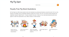 Desktop Screenshot of mypigclipart.com